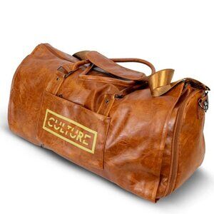 Culture Travel Duffle Bag British Tan New OS